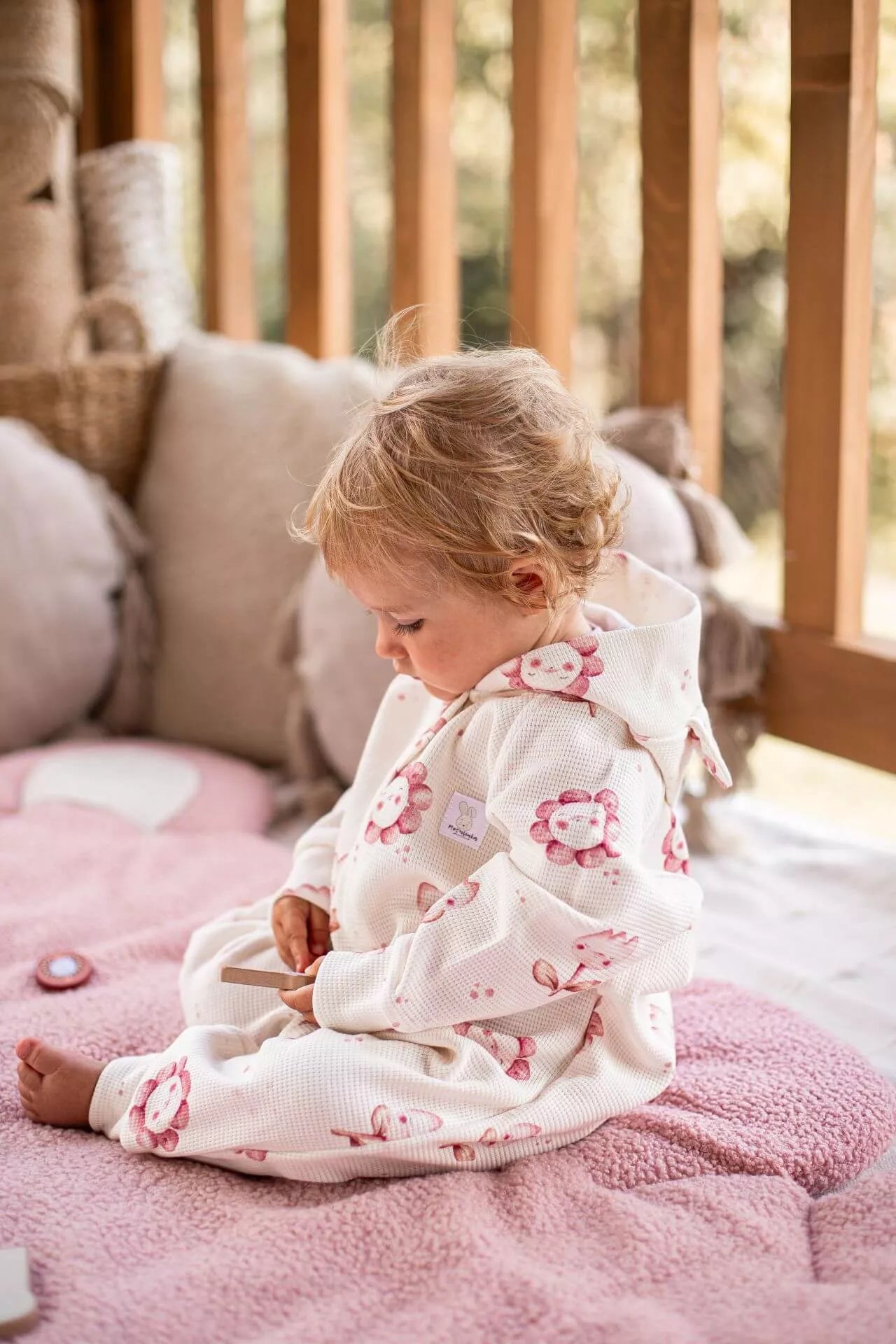 Velká buklé podložka na hraní pro miminka "Medvídek" (4 barvy)