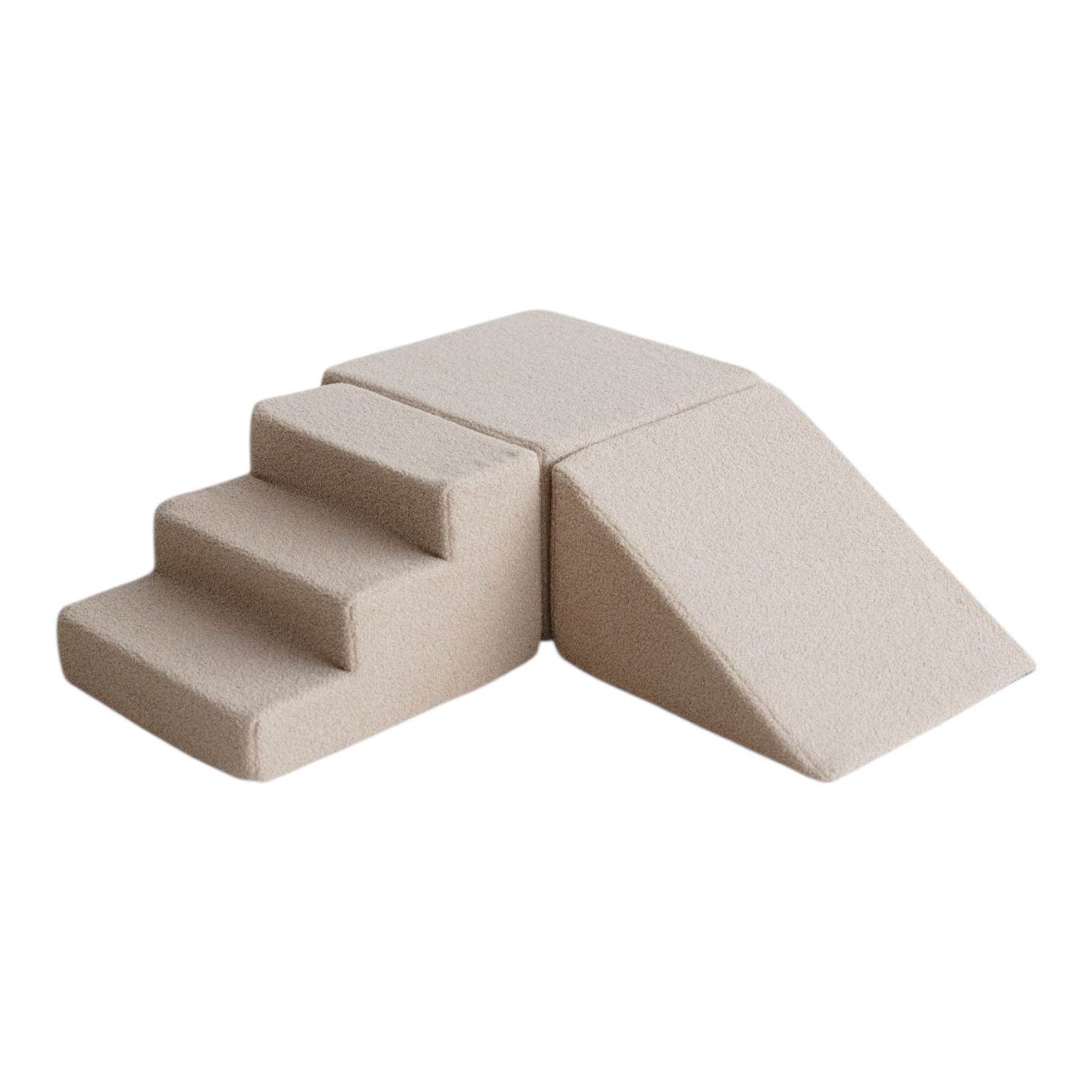 3dílná sada měkkých hracích podložek z pěny Bouclé (4 barvy)