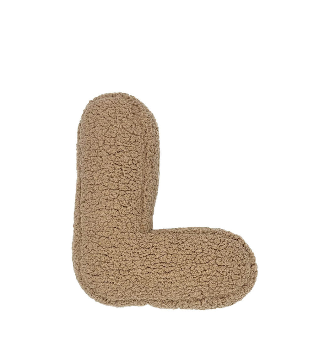 Personalizovaný polštář ve tvaru písmene Teddy | 3 barvy