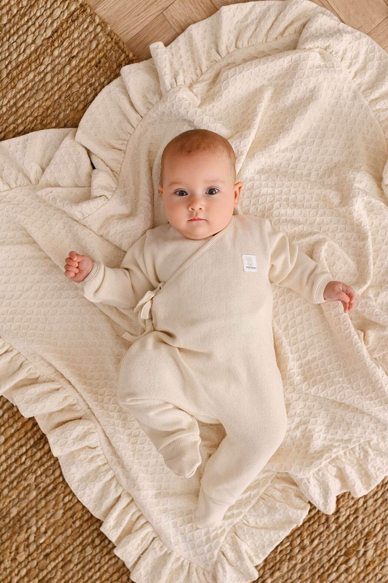 Měkká dětská deka - přírodní bavlna