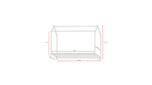 House Bed Bella - White