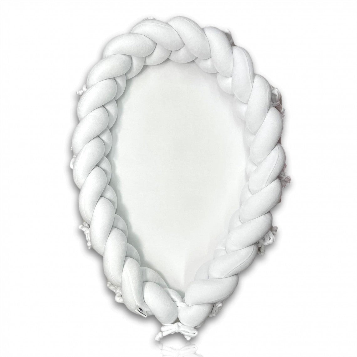 Sametové pletené hnízdo pro miminko z bavlněného veluru (6 barev)