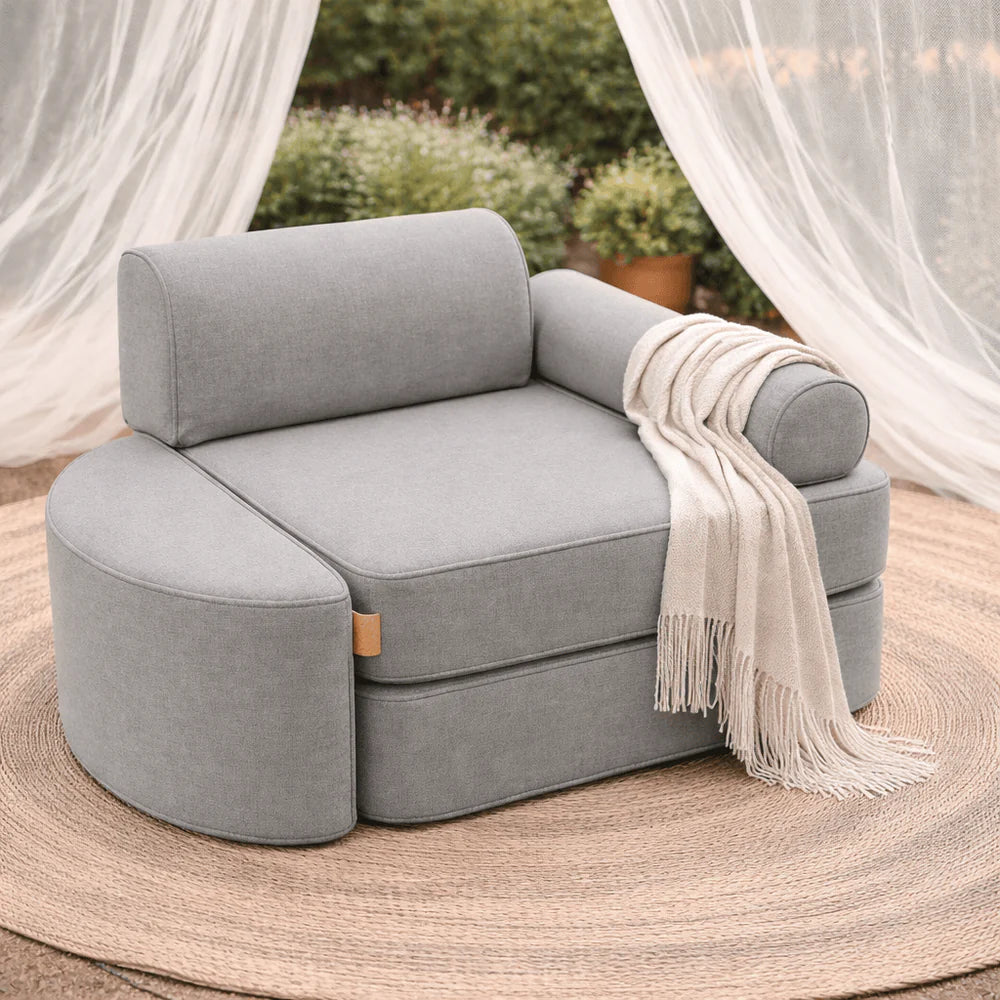 Rozkládací Dětská Pohovka Play Sofa Outzy – Fog Gray (malá)