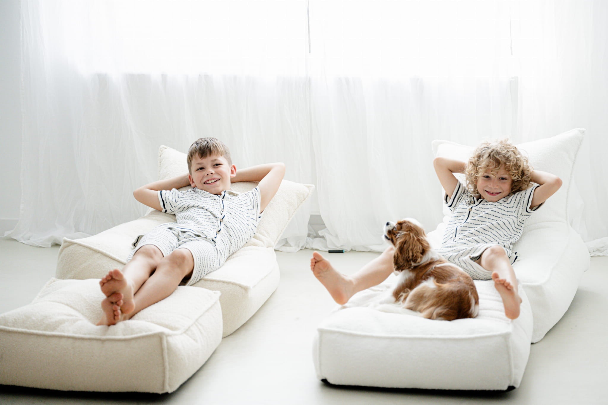 Dětské pufy, sedací vaky a křesílka