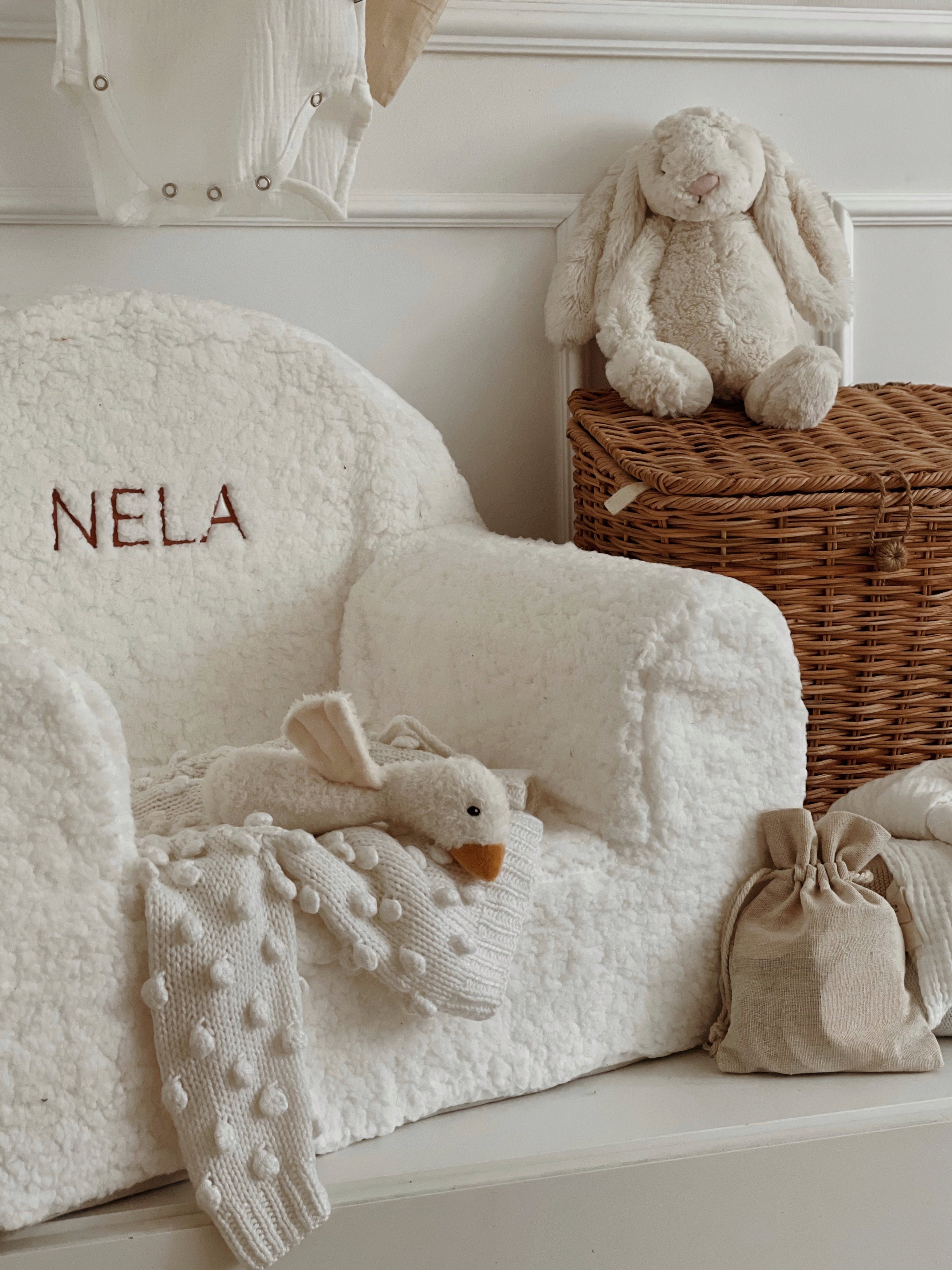 Personalizované dětské křesílko se jménem