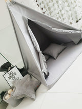 Bavlněné dětské teepee s podložkou a polštáři