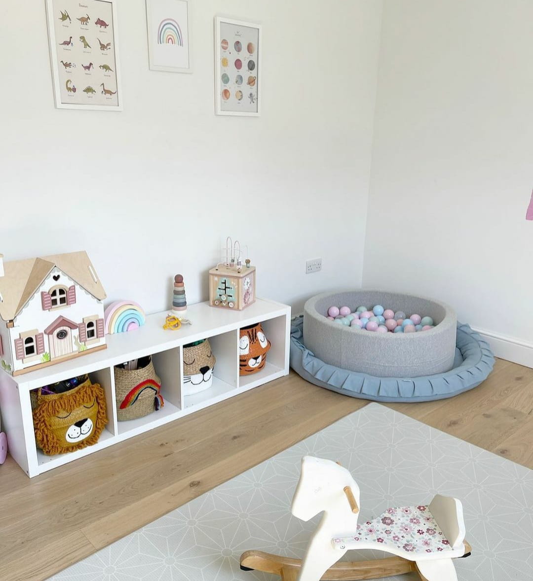 Bavlněné dětské hnízdečko / hrací podložka (6 barev)