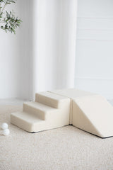 3dílná pěnová hrací sada Bouclé – domácí hřiště pro děti (4 barvy)