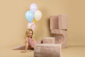 Aesthetic Shape Set 4-Elements - Powder Pink