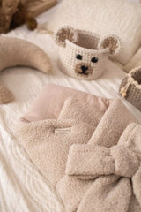 Zavinovačka pro novorozence - Bouclé & bavlněný mušelín (4 barvy)