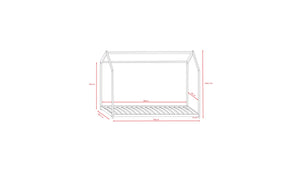 House Bed Bella - White