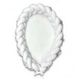 Sametové pletené hnízdo pro miminko z bavlněného veluru (6 barev)