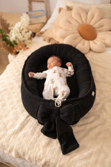 Ručně šité Bouclé hnízdečko pro miminka (5 barev)