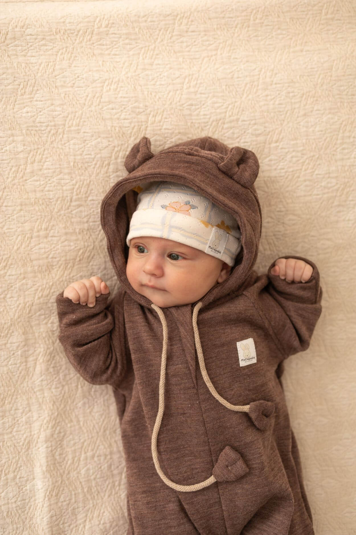 Přechodová kombinéza pro miminko z merino vlny - Jaro/Léto