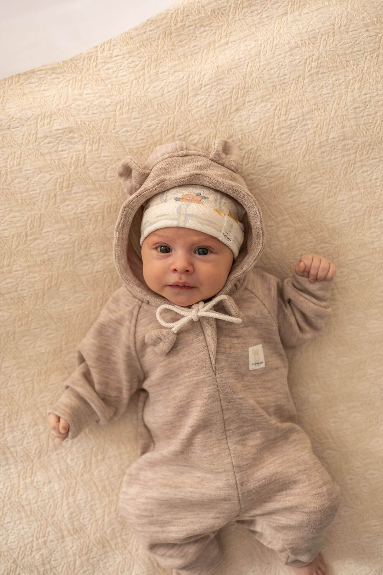 Přechodová kombinéza pro miminko z merino vlny - Jaro/Léto