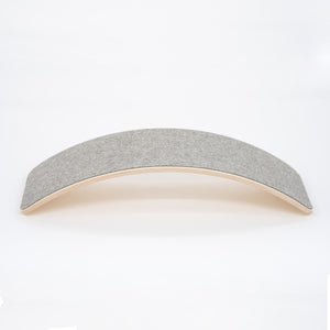 Wooden Balance Board With Grey Felt